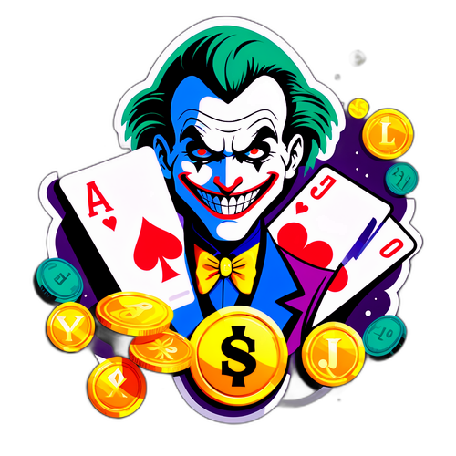 Sticker cu Joker și Lotterie