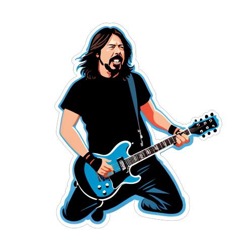 Dave Grohl: Rock On! Den Ultimative Guitar Helten med Elektriske Vibes!