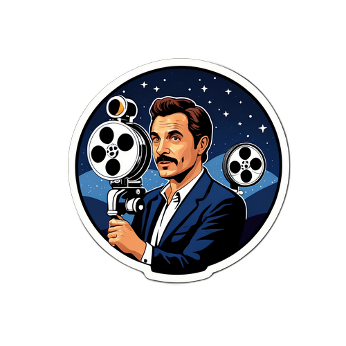 מדבקת קולנוע דרמטית