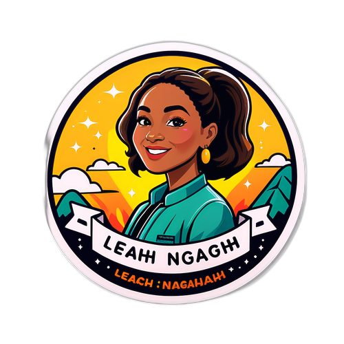 מדבקה חוגגת את ליה נגח