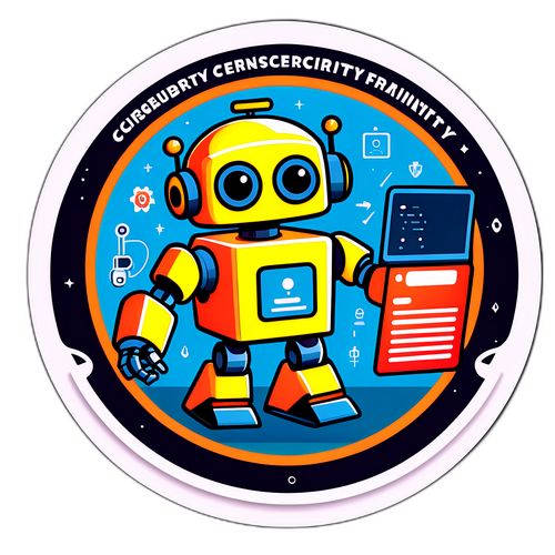 साइबर सुरक्षा का मजेदार रोबोट