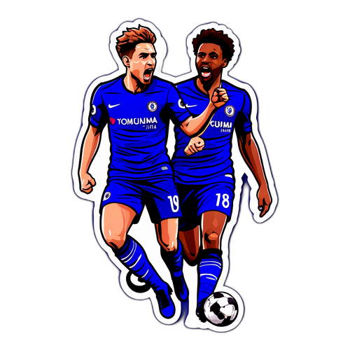 Atalanta vs Chelsea Kamp scene