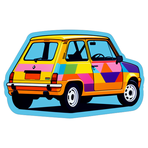 Renault 5 Artistic Sticker