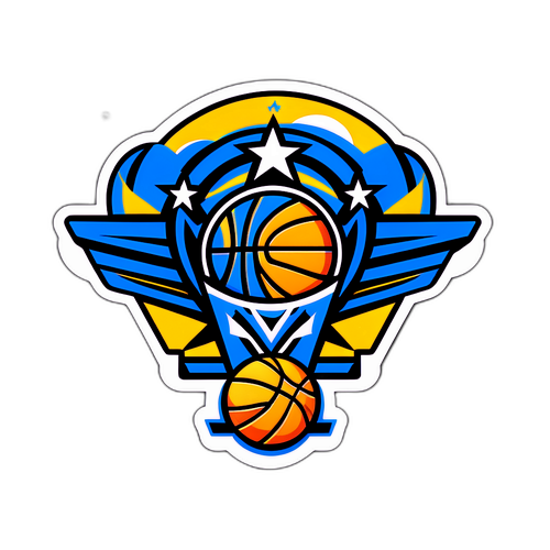 Chic Chicago Sky Basketball Logo Sticker