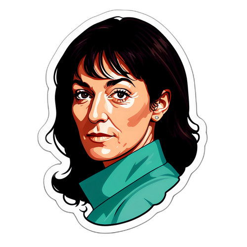 Sticker misterioso di Ghislaine Maxwell