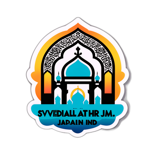 Desain Stiker Panggilan Doa Modern