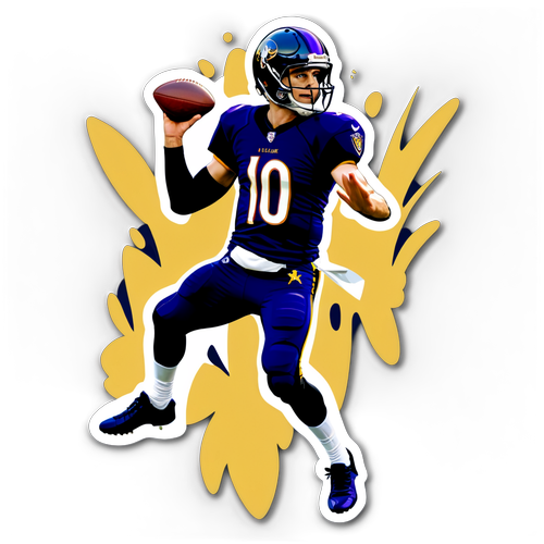 Justin Tucker Kicking Sticker