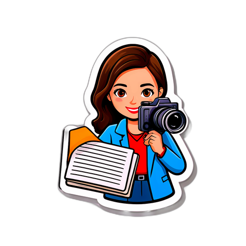 Журналіст в дії