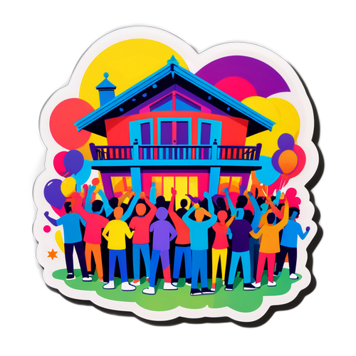 बिग बॉस हाउस स्टिकर