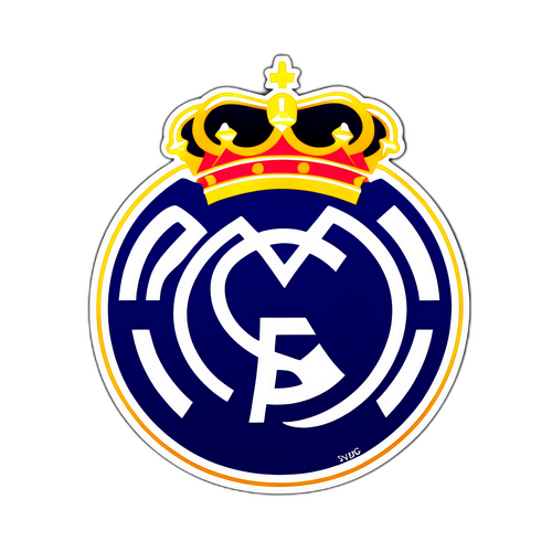 Sticker ya Alama ya Real Madrid