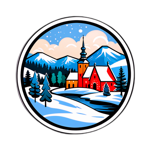 Scena opadów śniegu w Polsce