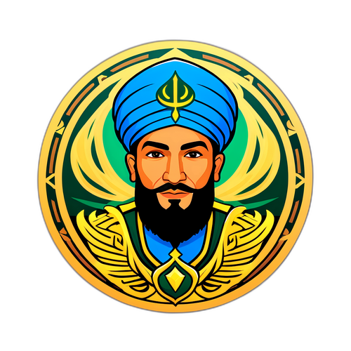 מדבקה אומנותית המייצגת את הכבוד והגאווה של אשראף