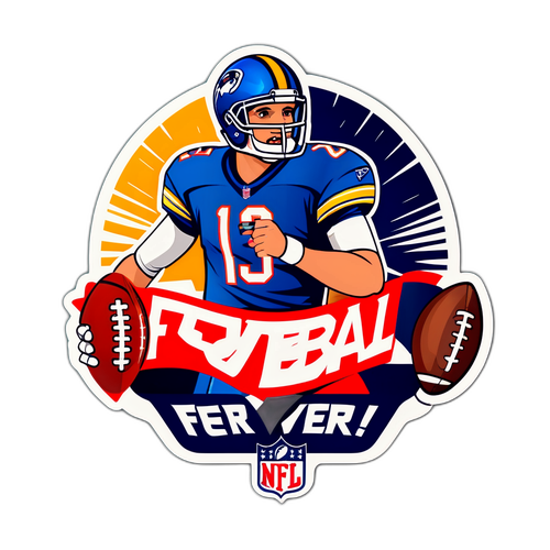Stiker Energi NFL dengan Penggemar
