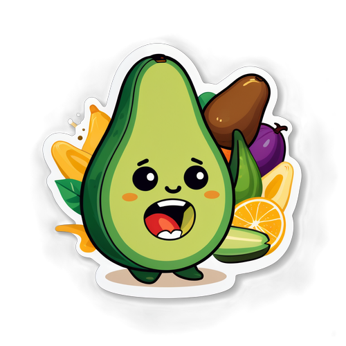 Don't Avoca-Don't Miss This Hilarious Nikocado Avocado Sticker!