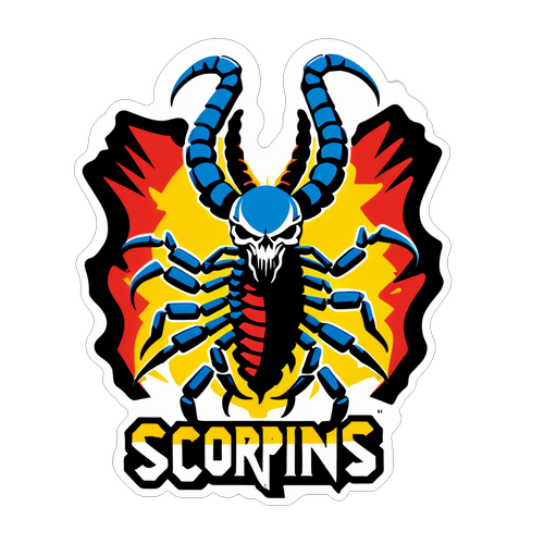 Rewelacyjny Sticker Scorpions: Poznaj Rockową Pasję, Która Zmieni Twój Styl!