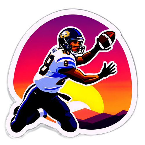 Colby Parkinson Football Catch Sticker