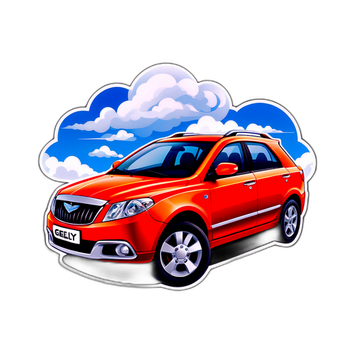 Adesivo do Carro Geely EX5 com Perspectiva Dinâmica