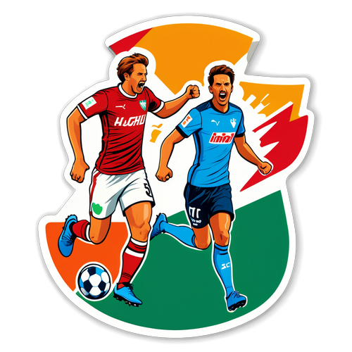 Farbe, Leidenschaft, Rivalität: Das Aufeinandertreffen Augsburg gegen Hoffenheim! Ein Must-Have Sticker für jeden Fan!