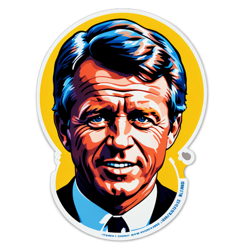 Transformasi Harapan: Sticker Inspirasi Robert Kennedy yang Menyemarakkan Perubahan!