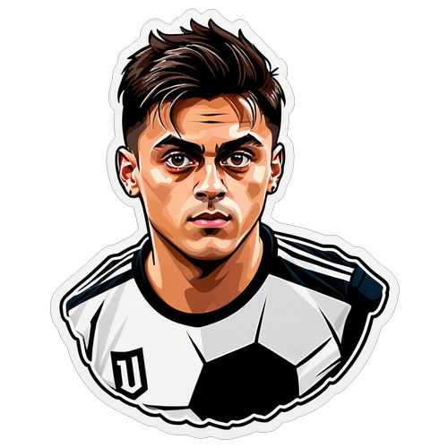 Retrato artístico de Paulo Dybala