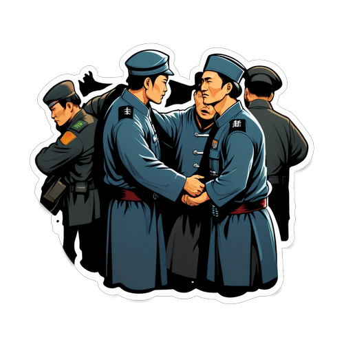 李恒显被拘留的场景
