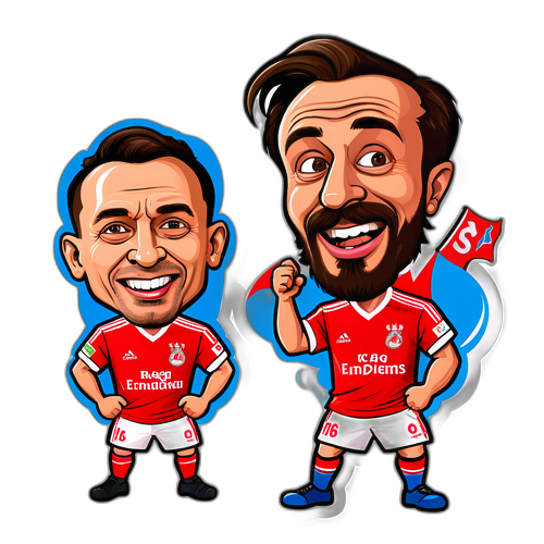 Sticker ya Kichekesho ya Mechi ya Aberdeen vs Strasbourg