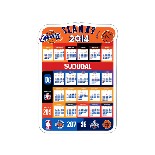 NBA Iskedyul na Sticker