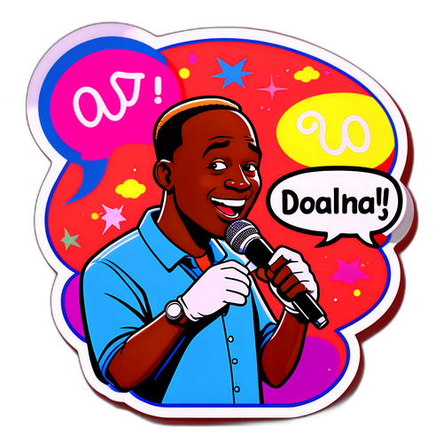 Sticker ya Linus Kaikai Ikionyesha Habari za Ucheshi