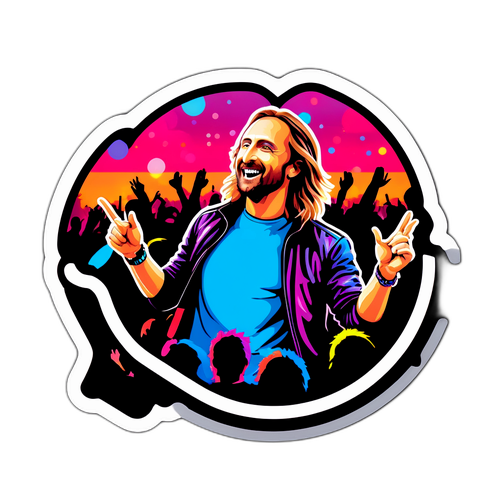 David Guetta auf einem Musikfestival