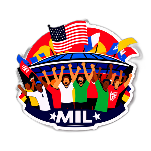 Supporters de football célébrant la MLS