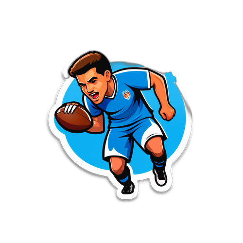 Futbol Oyuncuları için Performans İfadeleri Sticker'ı