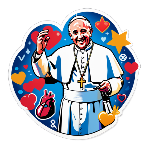 Smiling Pope Francis: Health and Hope