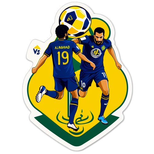 สติกเกอร์การแข่งขัน Al-Nassr กับ Al-Ittihad