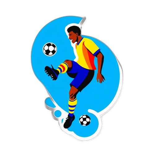 サッカー選手の動的なデザイン