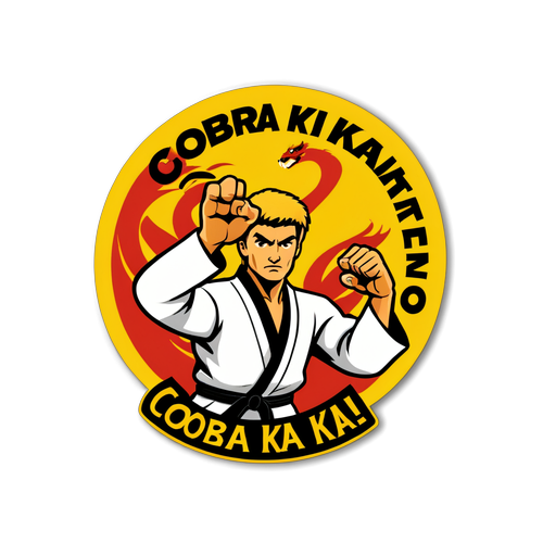 Cobra Kai Dojo Sticker