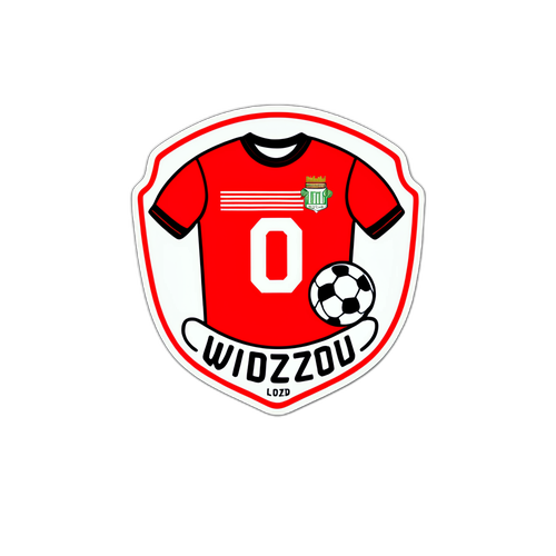 Retro sticker for Widzew Lodz