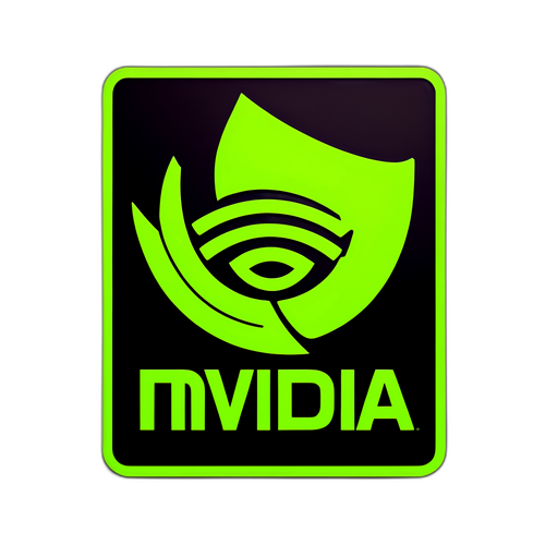 Nvidian osakkeiden kehitystä kuvaava tarra