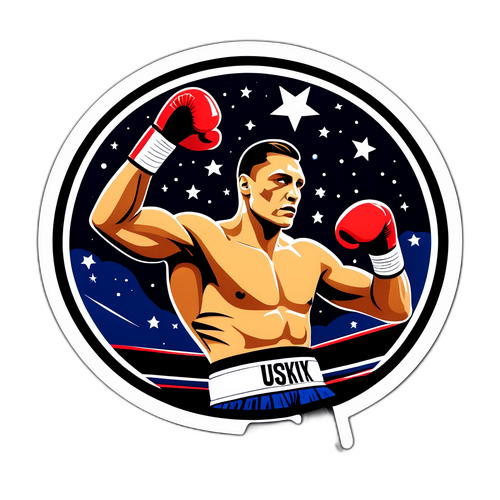Sticker iconique d'Alexandr Usyk