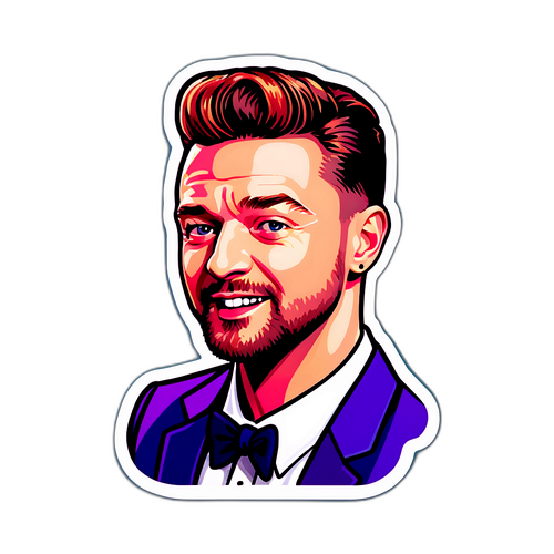 Un diseño festivo de Justin Timberlake