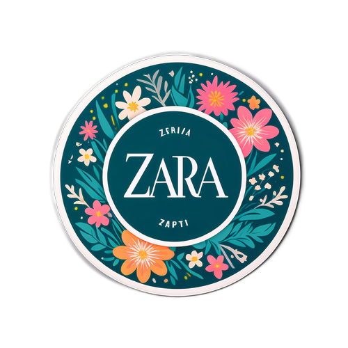 Zap projekt naklejki dla marki Zara