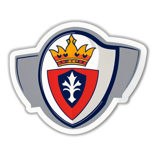 Autocolant cu emblema clubului Genoa