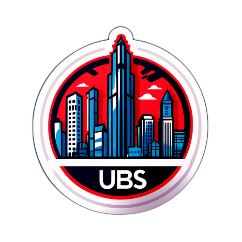 Modern Bir Şehir Manzarasında UBS Logosu