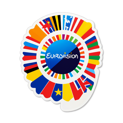 Πολύχρωμο Αυτοκόλλητο για την Eurovision που φέρνει κοντά τις κουλτούρες