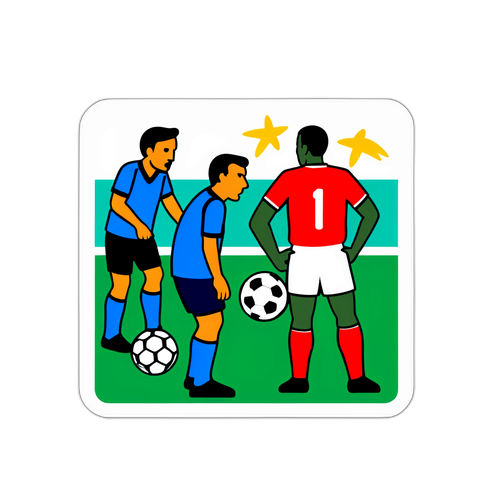 Stiker Momen Sebelum Sepakan Penalti