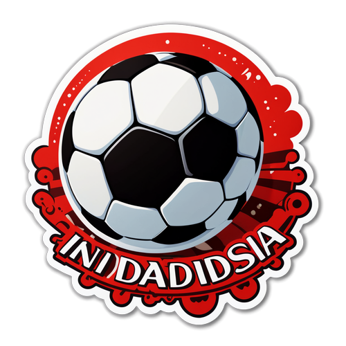 Sticker Chic: Cinta Bola Sepak Indonesia dengan Sentuhan Tradisional!