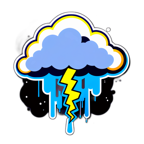 Autocolant tematic 'Supercell'