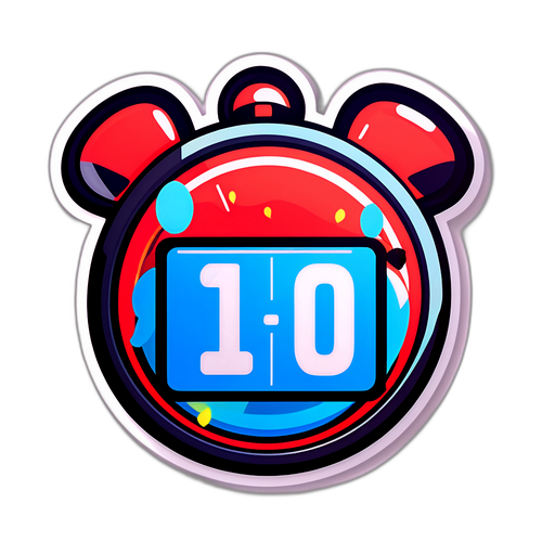 Niềm phấn khích của trận đấu với đồng hồ đếm ngược