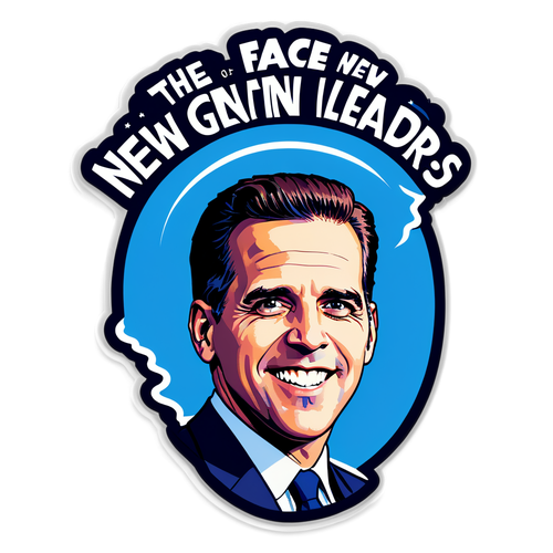 Sticker Funny cu Hunter Biden