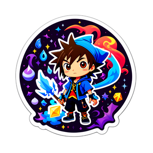 Sora nálepka design