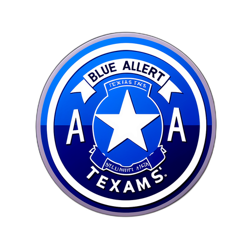 Blue Alert Texas Badge